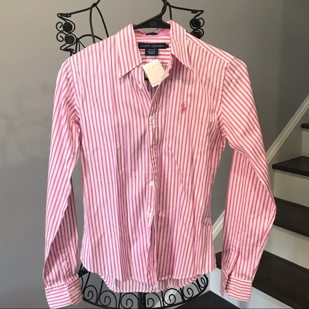 NWT Ralph Lauren Woman’s Button Down Shirt